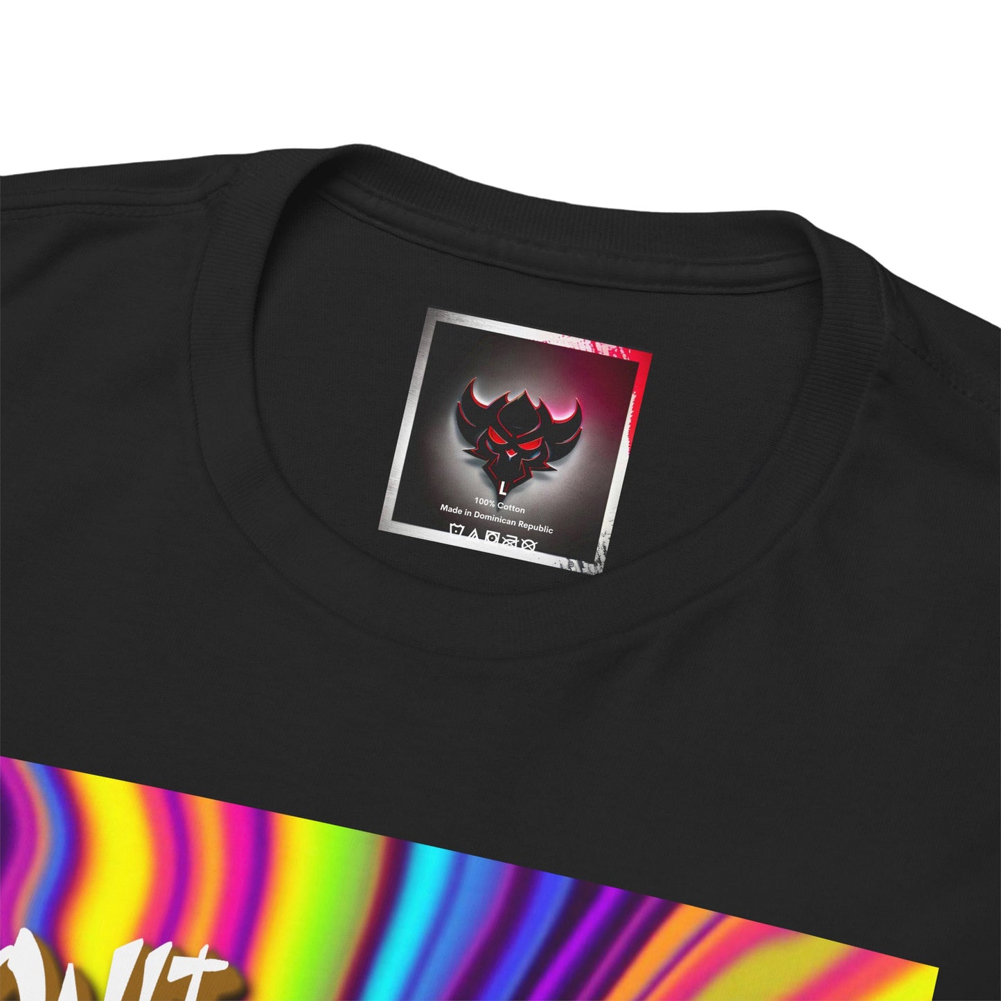 "Don't Be a Pizza Shit" Colorful Graphic Tee with Motivational Quote, Unisex Cotton Shirt for Casual Wear, Gift for Friends, Streetwear, Unique T-shirt