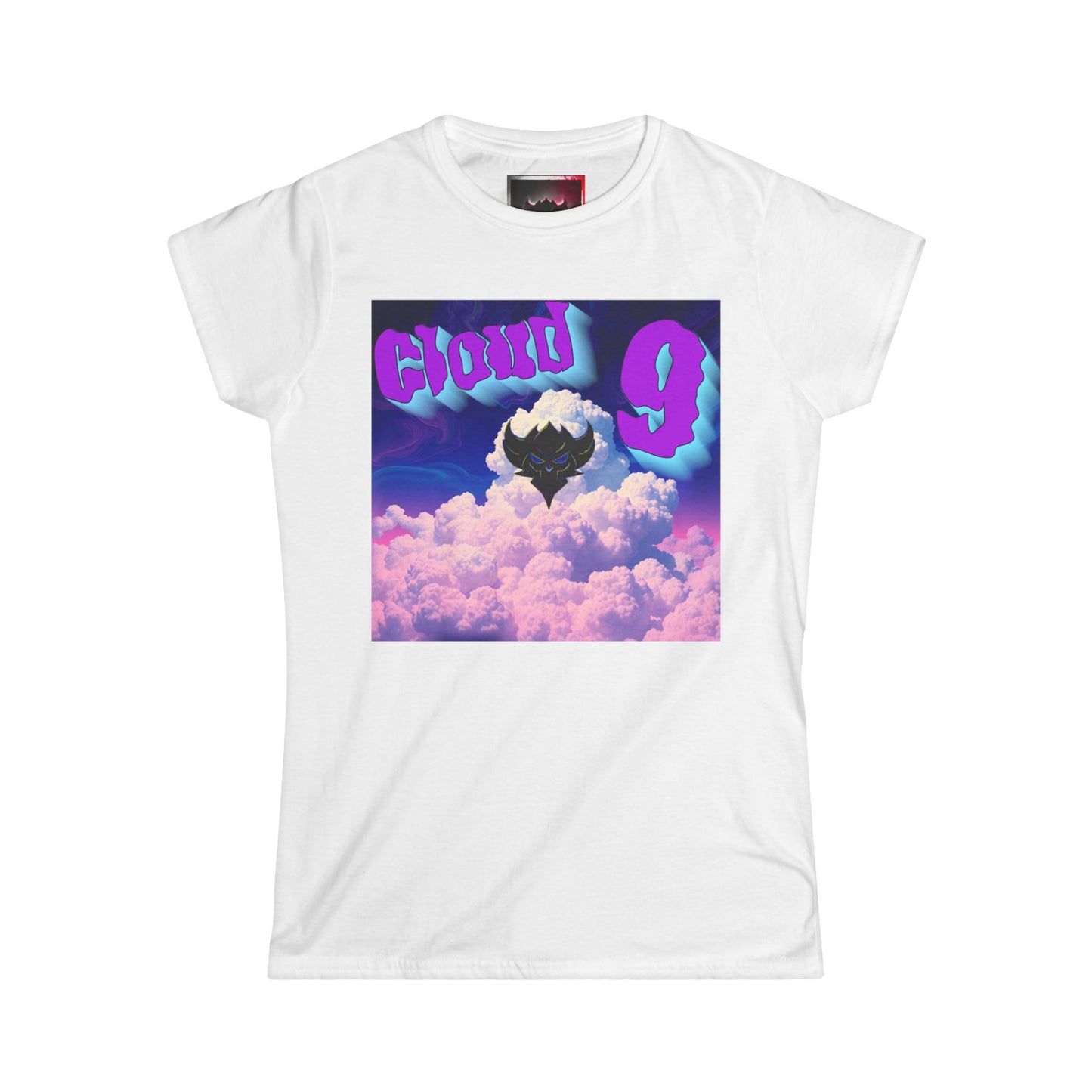 "Cloud 9" Women's Softstyle Tee - Dreamy Graphic Shirt for Relaxation & Positive Vibes