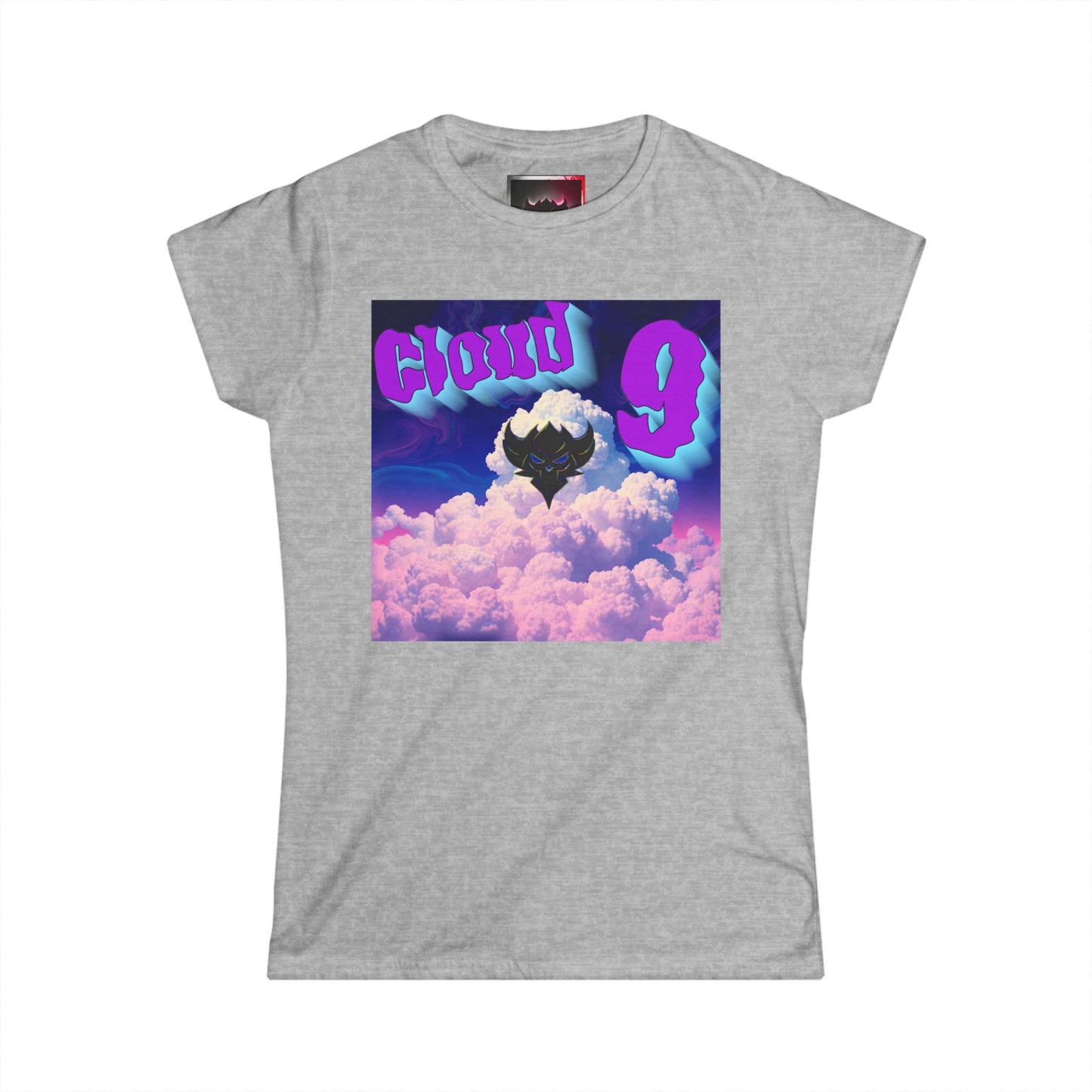 "Cloud 9" Women's Softstyle Tee - Dreamy Graphic Shirt for Relaxation & Positive Vibes