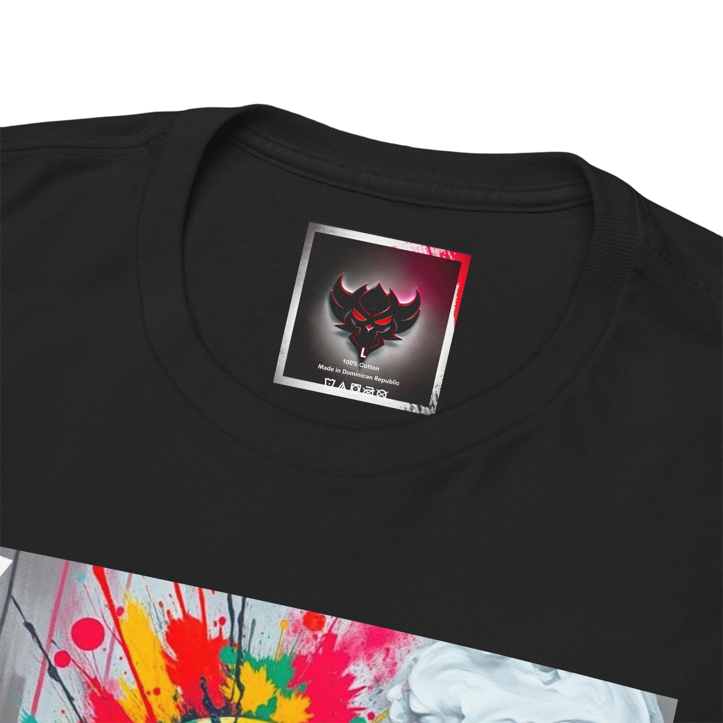 "Crash Out" Art Unisex Heavy Cotton Tee | Colorful Artistic Design for Creative Souls