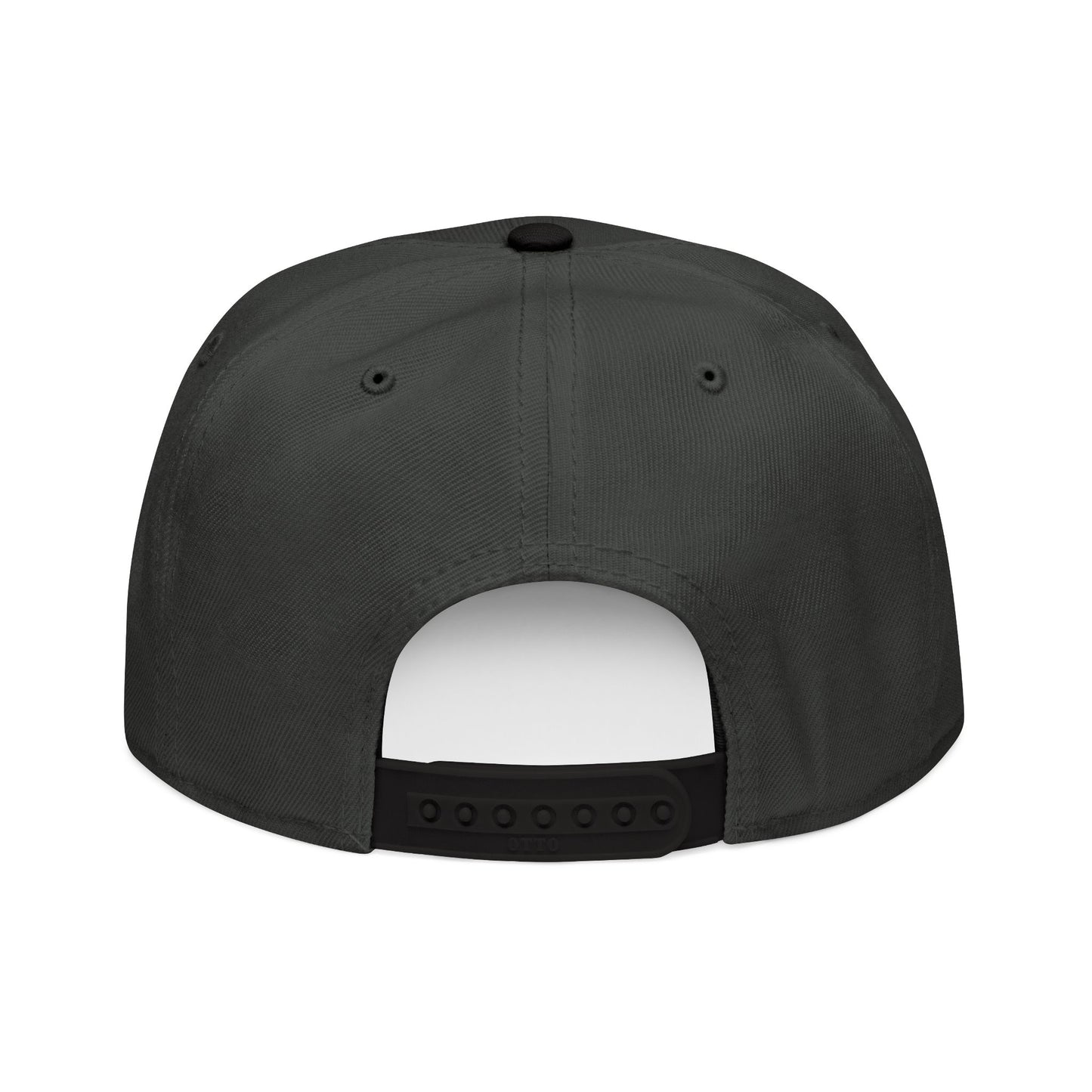 "Chill of Darkness" Embroidered Demon Snapback Cap - Edgy Streetwear Hat