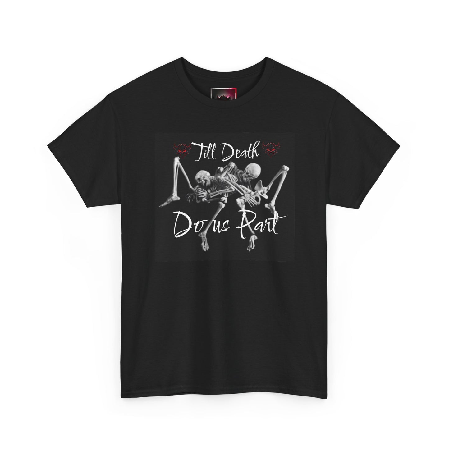 Till Death Do Us Part Tee, Unisex Skeleton T-Shirt for Halloween, Couple Gift, Festive Streetwear, Gothic Style