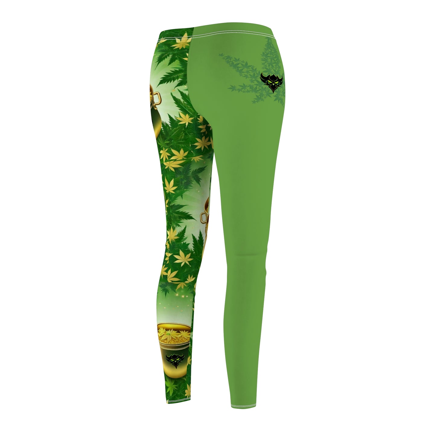 Women's Casual Leggings - St. Patrick's Day Pot of Gold Design