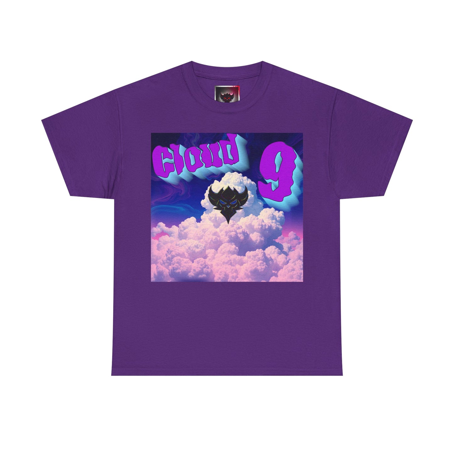"Cloud Nine" Unisex Heavy Cotton Tee - Relaxed Style with Dreamy Graphic Design