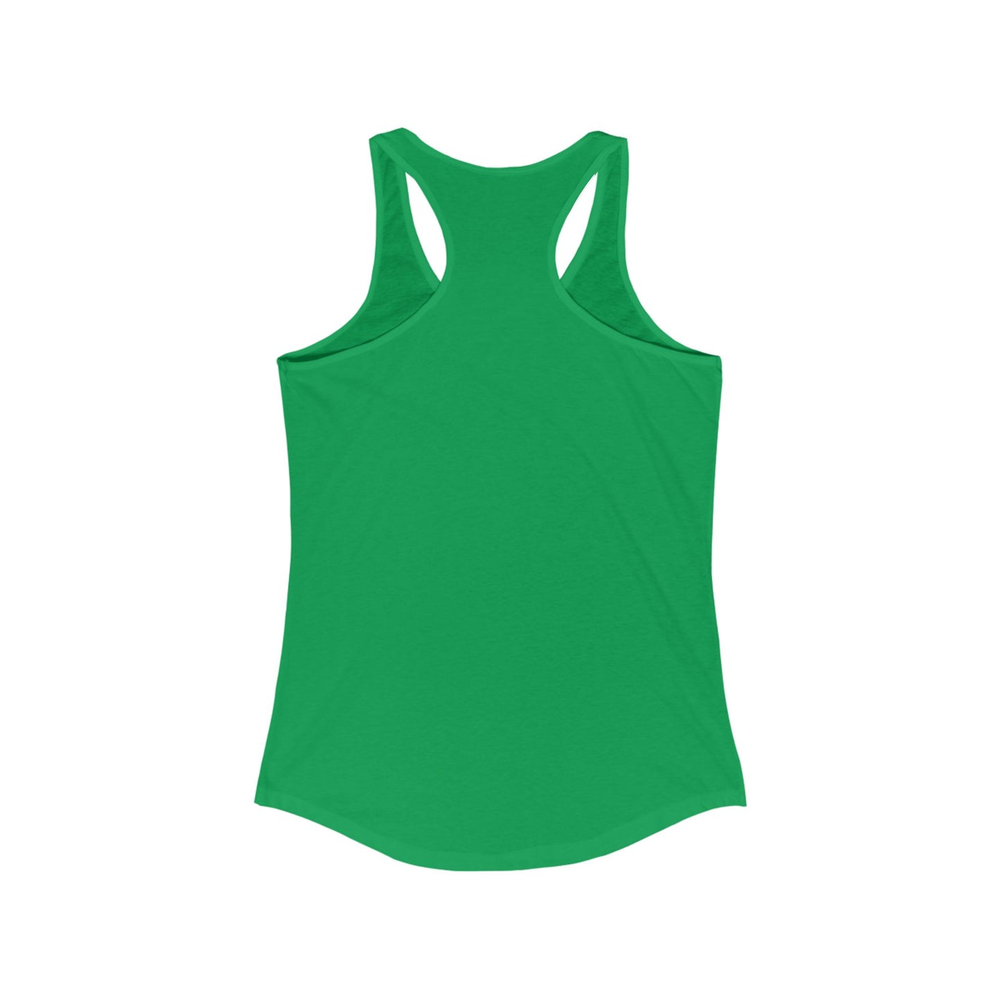 St. Patrick's Day Funny Women's Tank Top - 'Fuck Luck' Graphic