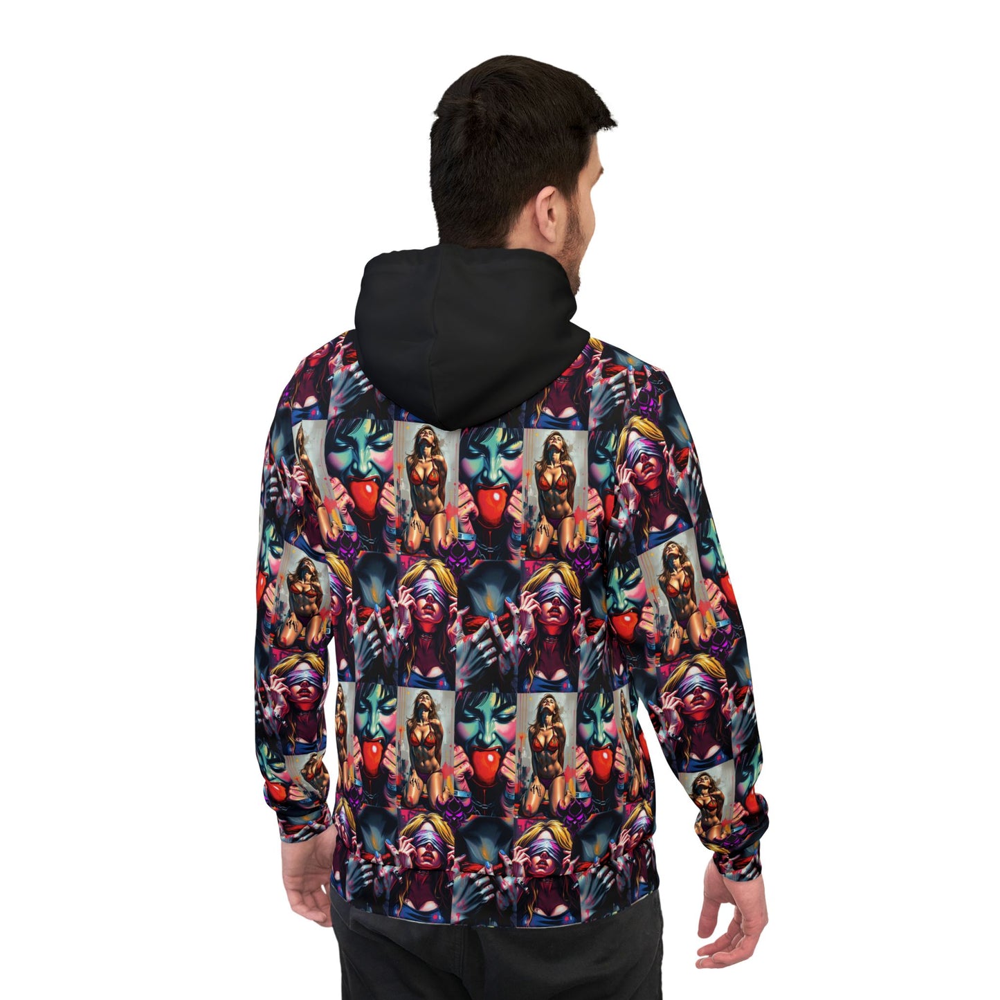 "Ungodly Kinks" Vibrant Graphic Athletic Hoodie - Uniquely Stylish & Comfortable