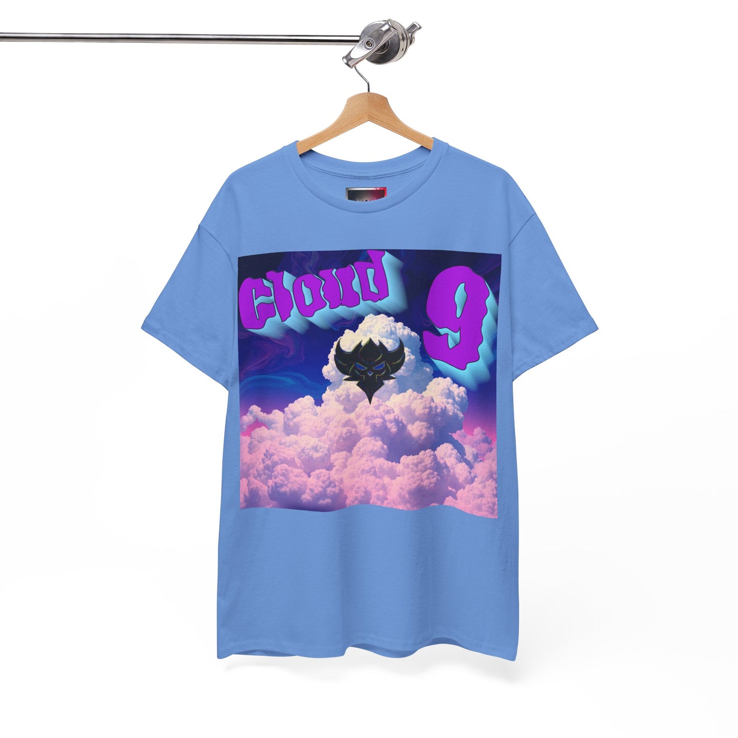 "Cloud Nine" Unisex Heavy Cotton Tee - Relaxed Style with Dreamy Graphic Design