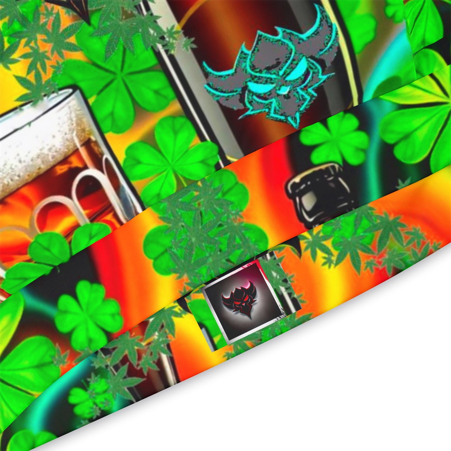 "Shamrocked and Loaded Athletic Hoodie" for St. Patrick's Day