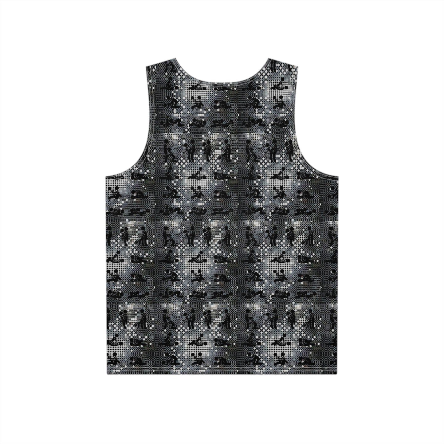 "Ungodly Positions" Men's Graphic Tank Top - Edgy Urban Style, Festival Wear, Summer Fashion, Men's Casual Shirt, Gym Workout Tank