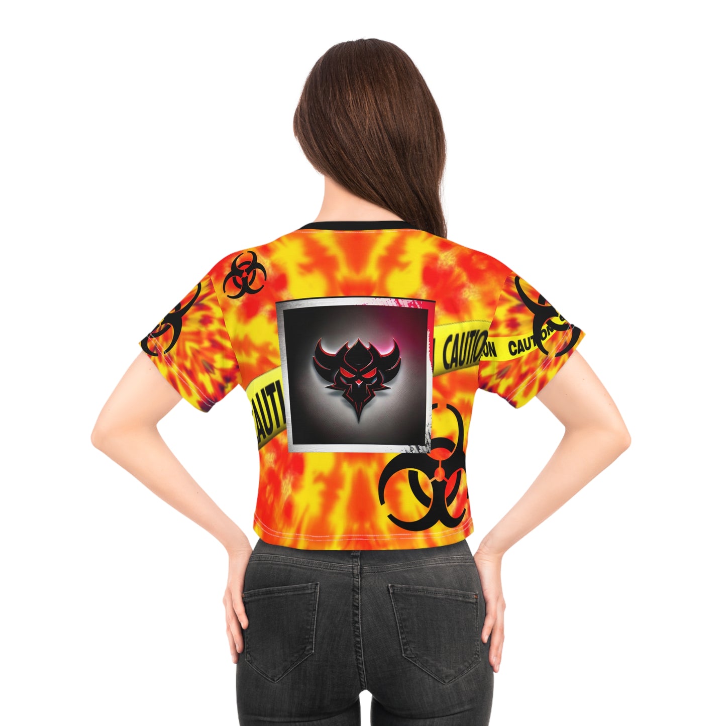"Toxic" Bold Crop Tee, Edgy Graphic Top, Statement Shirt, Festival Fashion, Unique Gift Idea