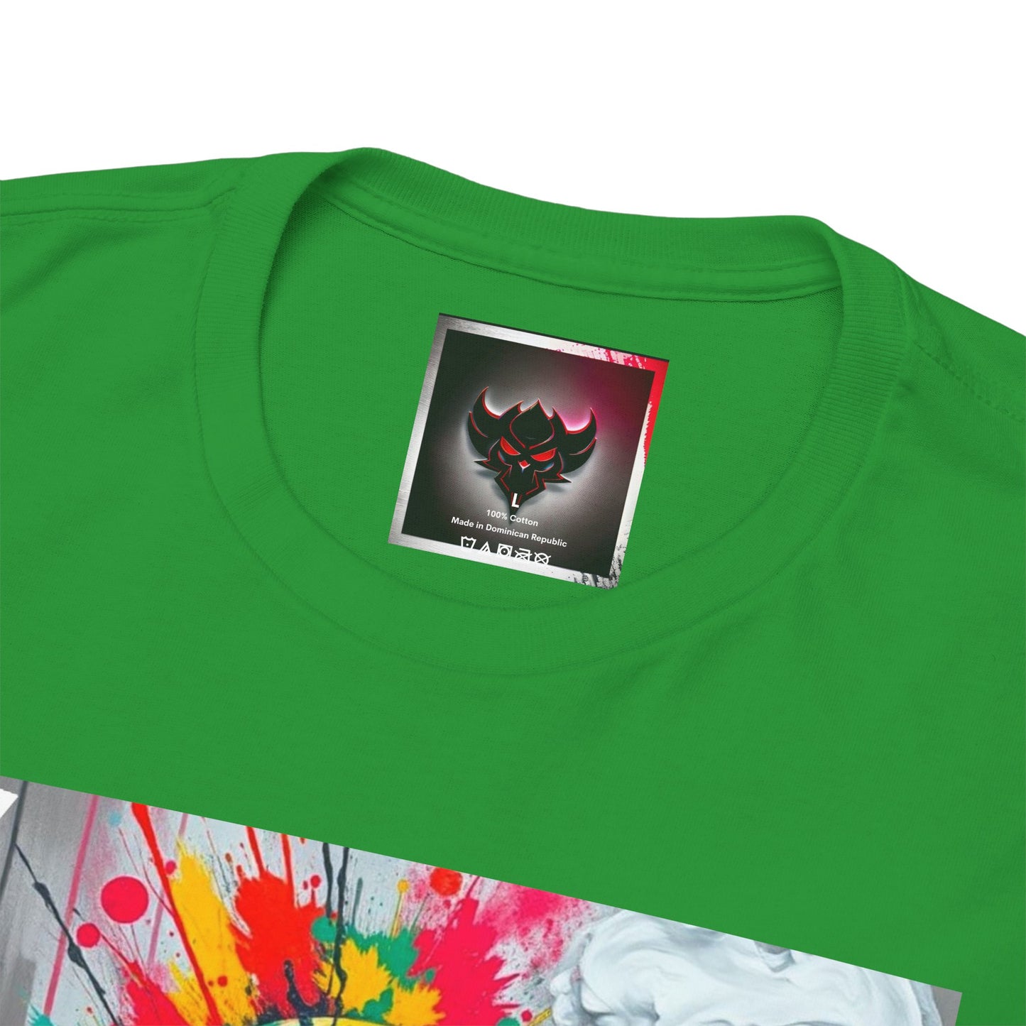"Crash Out" Art Unisex Heavy Cotton Tee | Colorful Artistic Design for Creative Souls