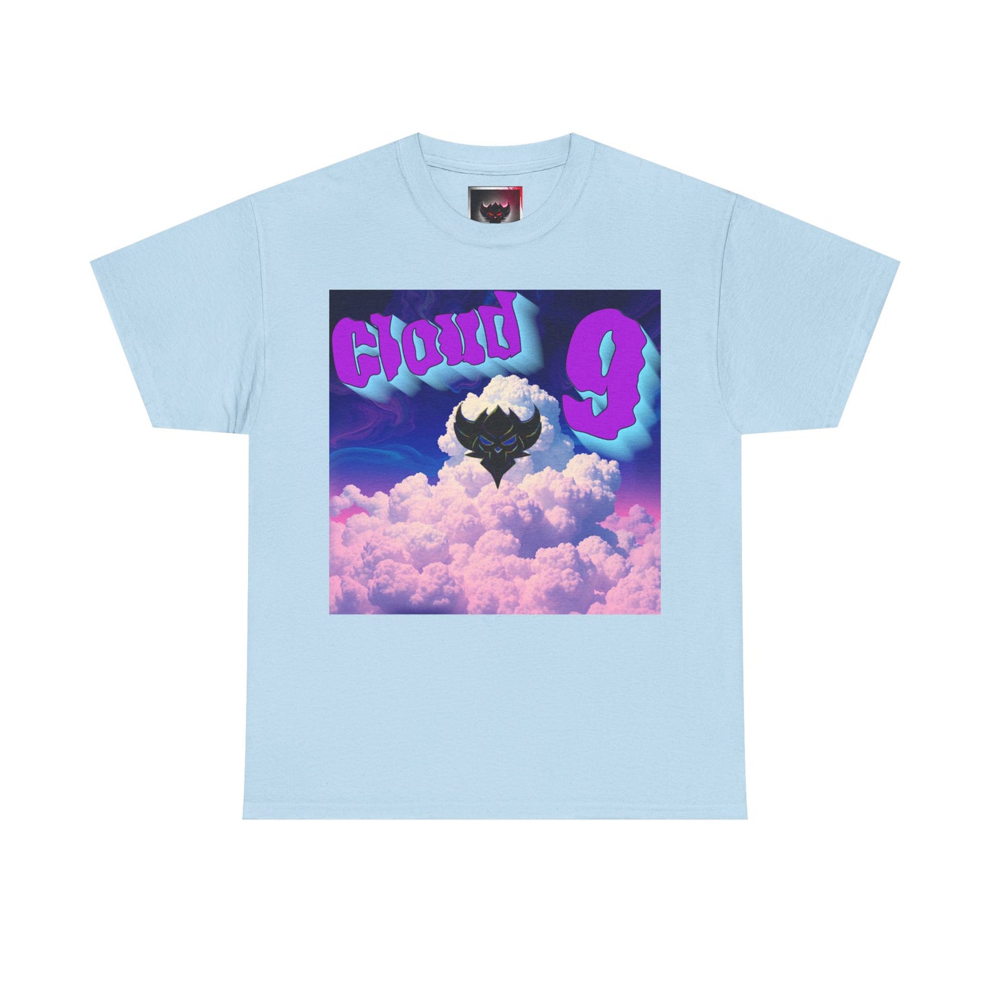"Cloud Nine" Unisex Heavy Cotton Tee - Relaxed Style with Dreamy Graphic Design