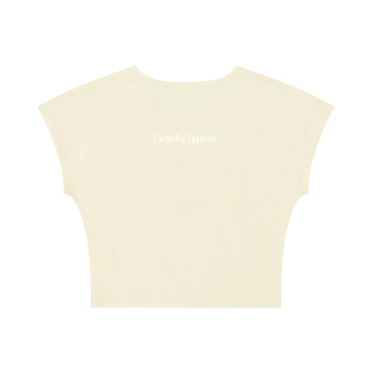 Women's Slim Crop T-Shirt "Witchy Bitch"