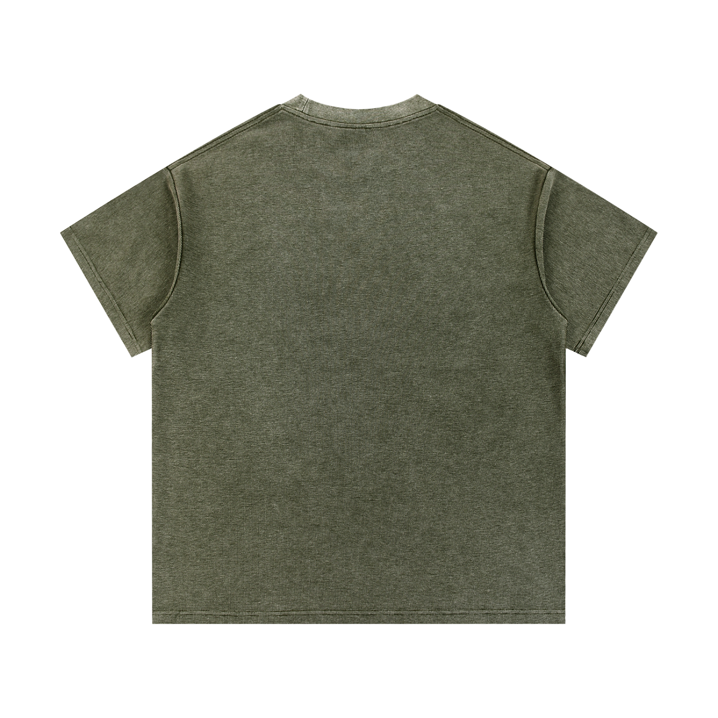 Ungodly Slogan Mineral Wash Waffle Knit T-Shirt