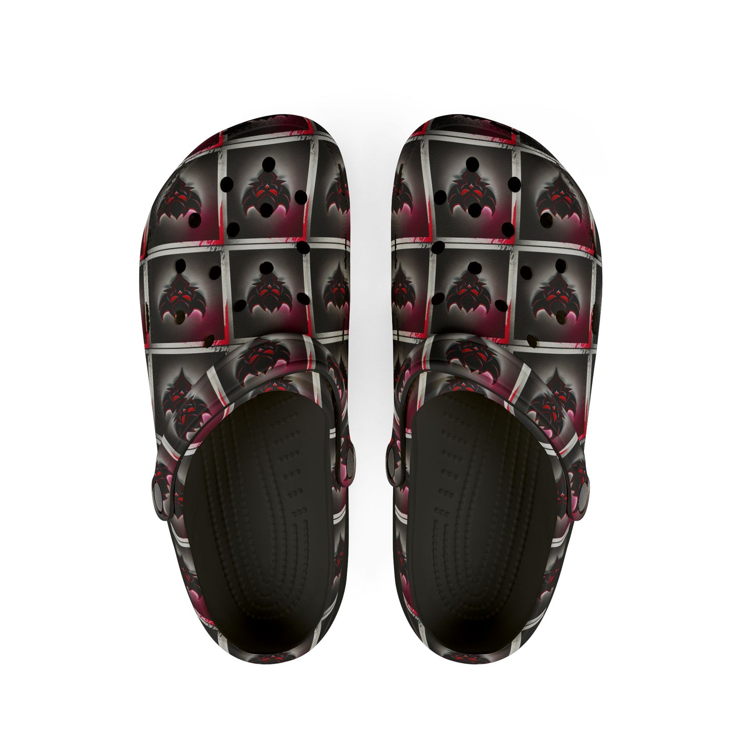 "Ungodly Apparel Logo" Stylish EVA Foam Rubber Clogs with Bold Graphic Design