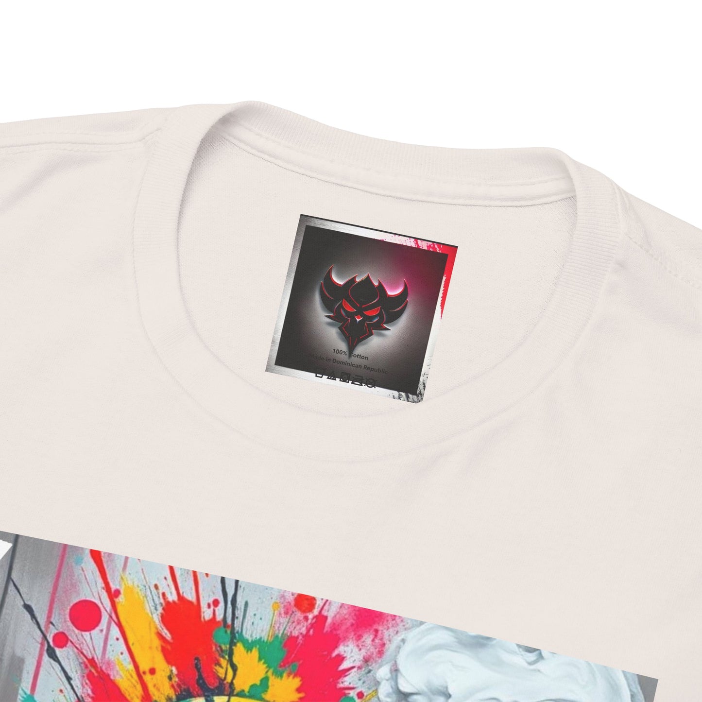 "Crash Out" Art Unisex Heavy Cotton Tee | Colorful Artistic Design for Creative Souls