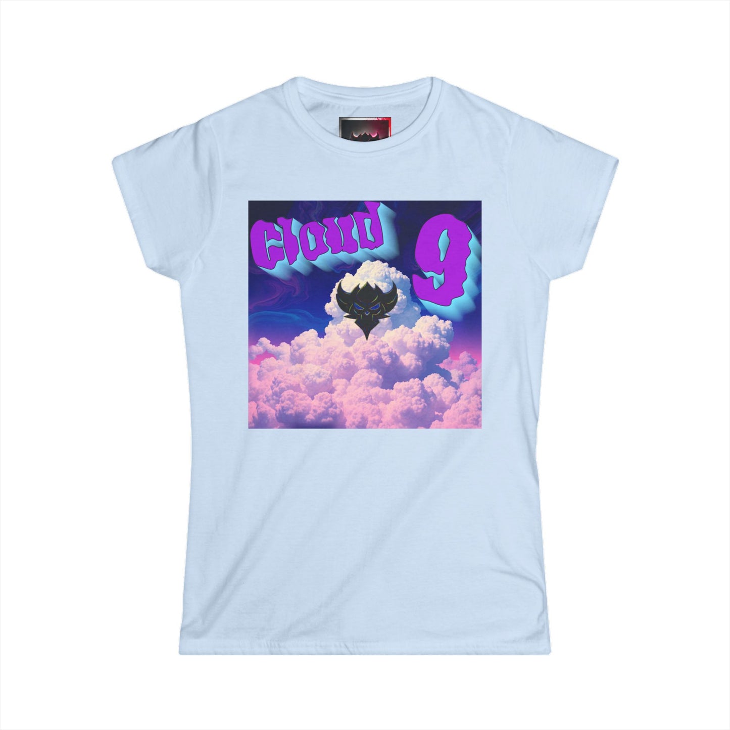 "Cloud 9" Women's Softstyle Tee - Dreamy Graphic Shirt for Relaxation & Positive Vibes