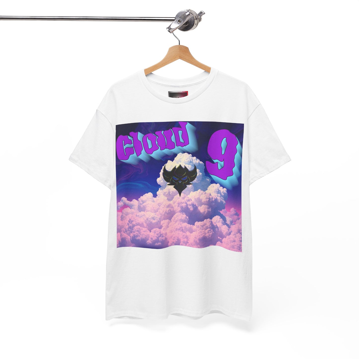 "Cloud Nine" Unisex Heavy Cotton Tee - Relaxed Style with Dreamy Graphic Design