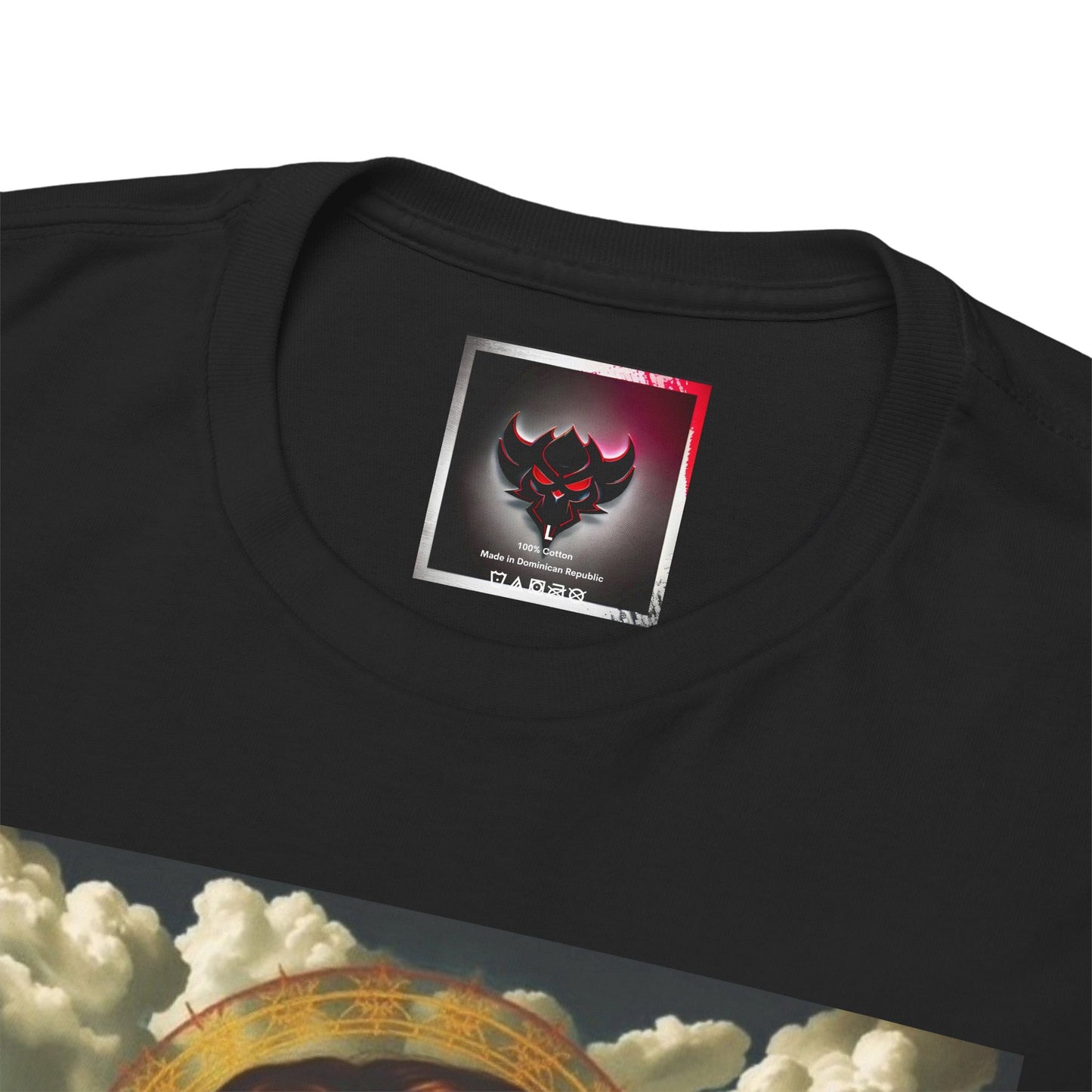 Angel Portrait Graphic Tee — 'Ungodly Apparel' Streetwear T-Shirt