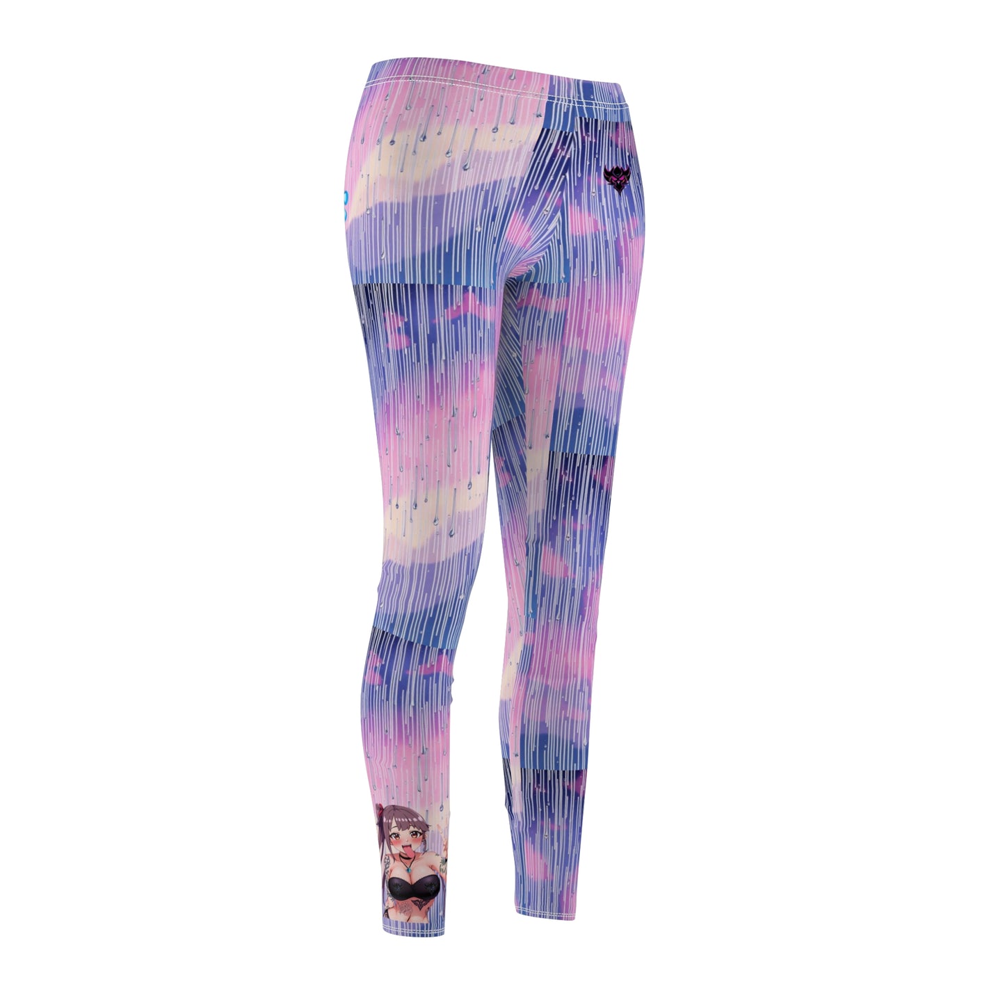 "Wataa" Watercolor Women’s Leggings | Yoga Pants, Activewear, Fitness, Casual, Gift for Her