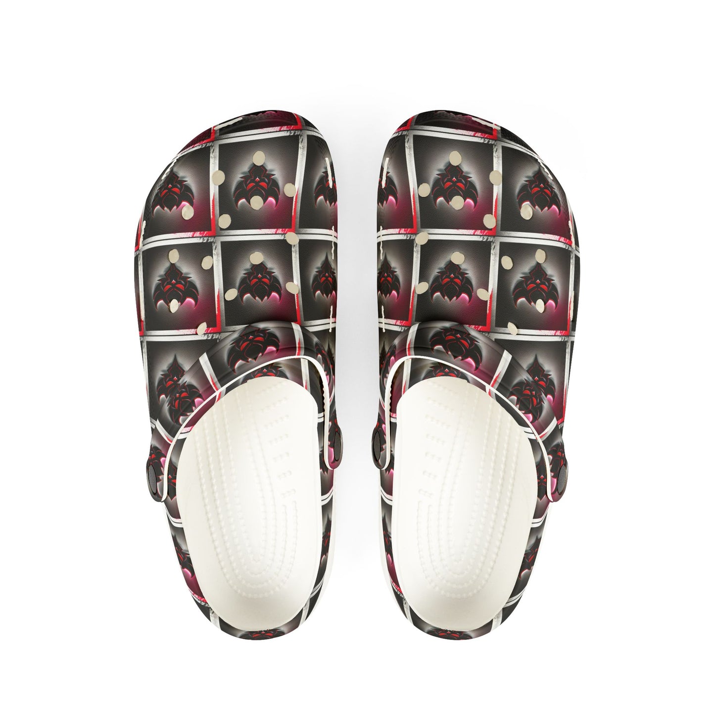 "Ungodly Apparel Logo" Stylish EVA Foam Rubber Clogs with Bold Graphic Design