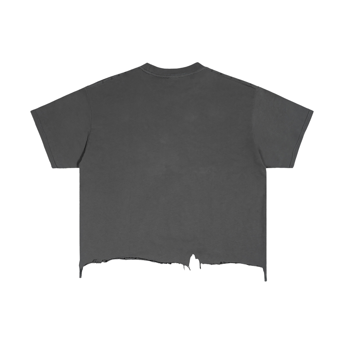 "I'm Healing Not Healed" Vintage Wash Boxy Distressed Hem T-Shirt