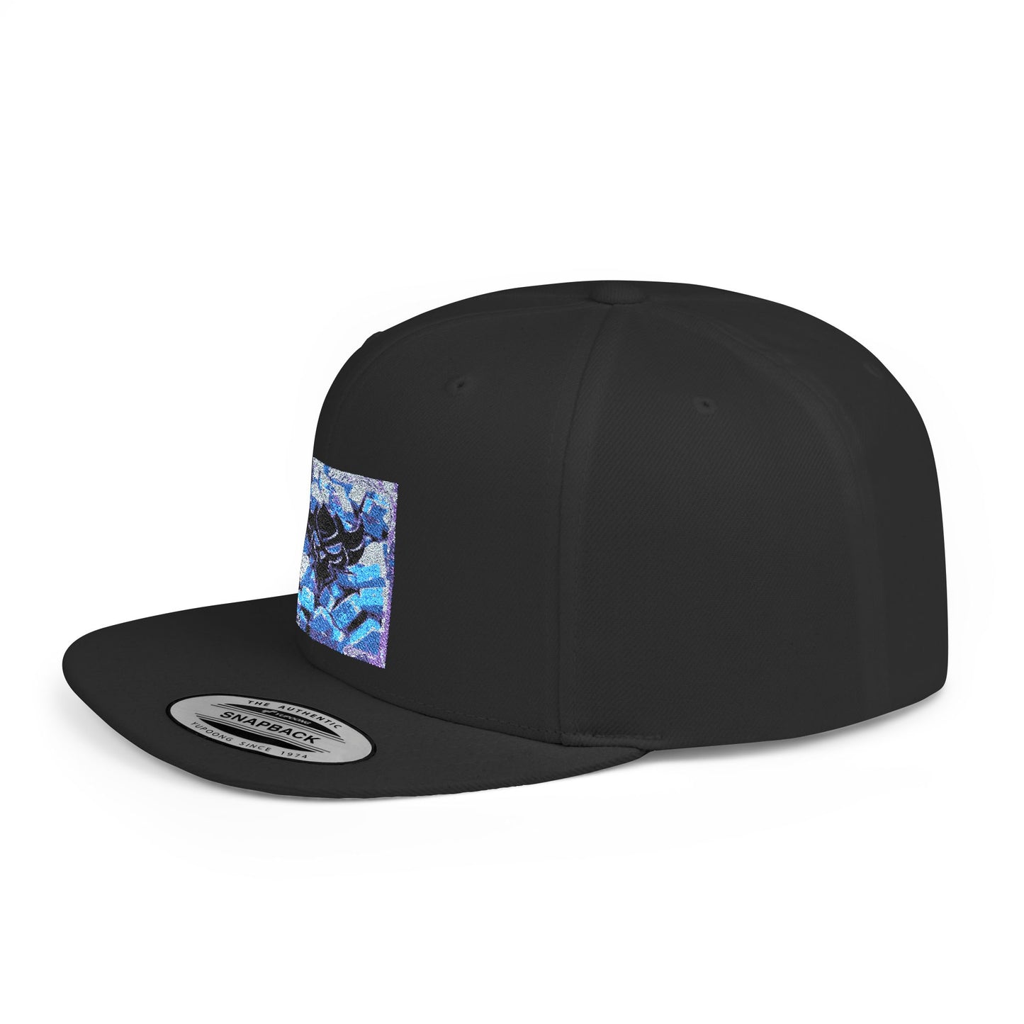 "Ungodly Rolling" Stylish Flat Bill Snapback Hat with Bold Graphic Design