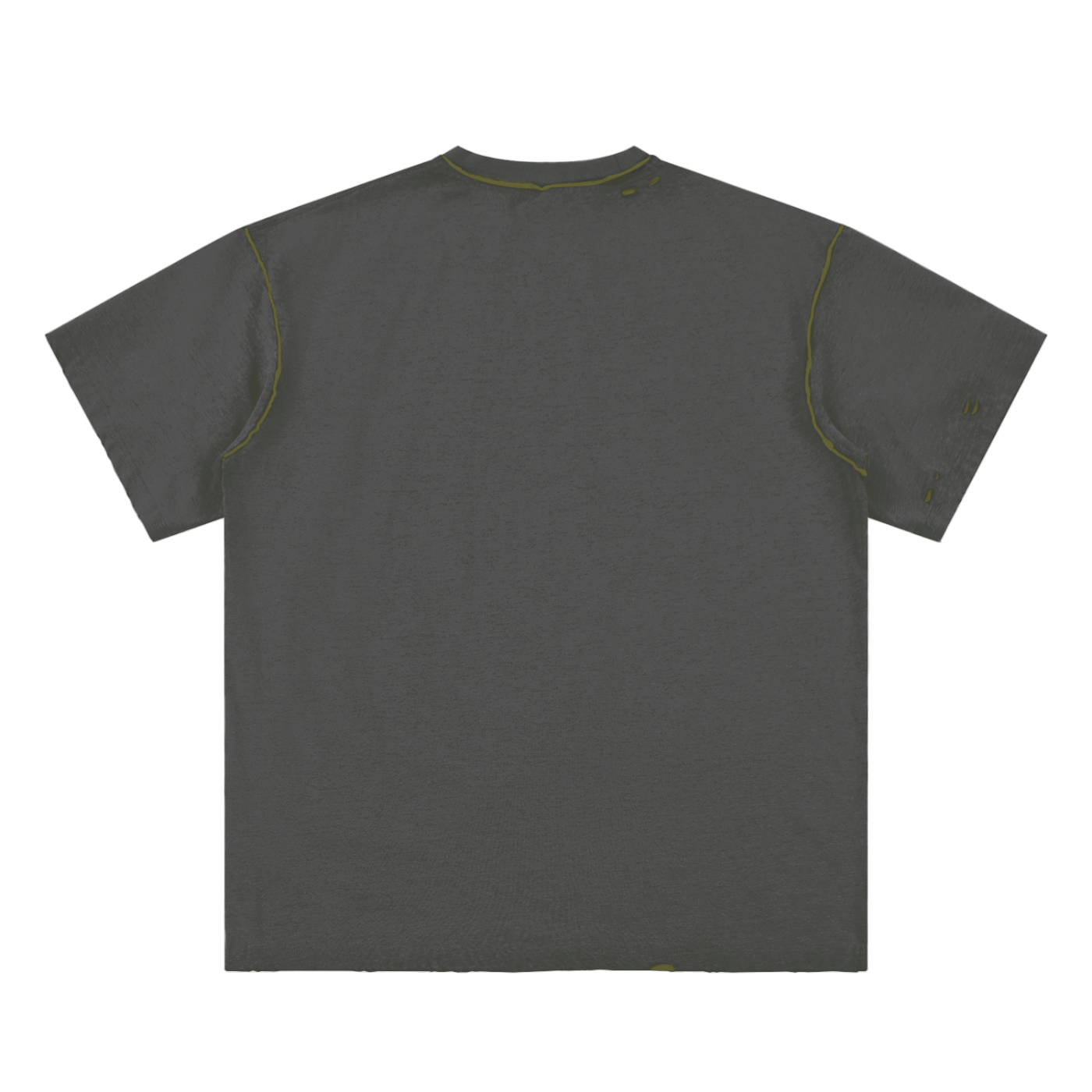 Money Talks, Excuses Walk; Hand-frayed Reversible T-shirt