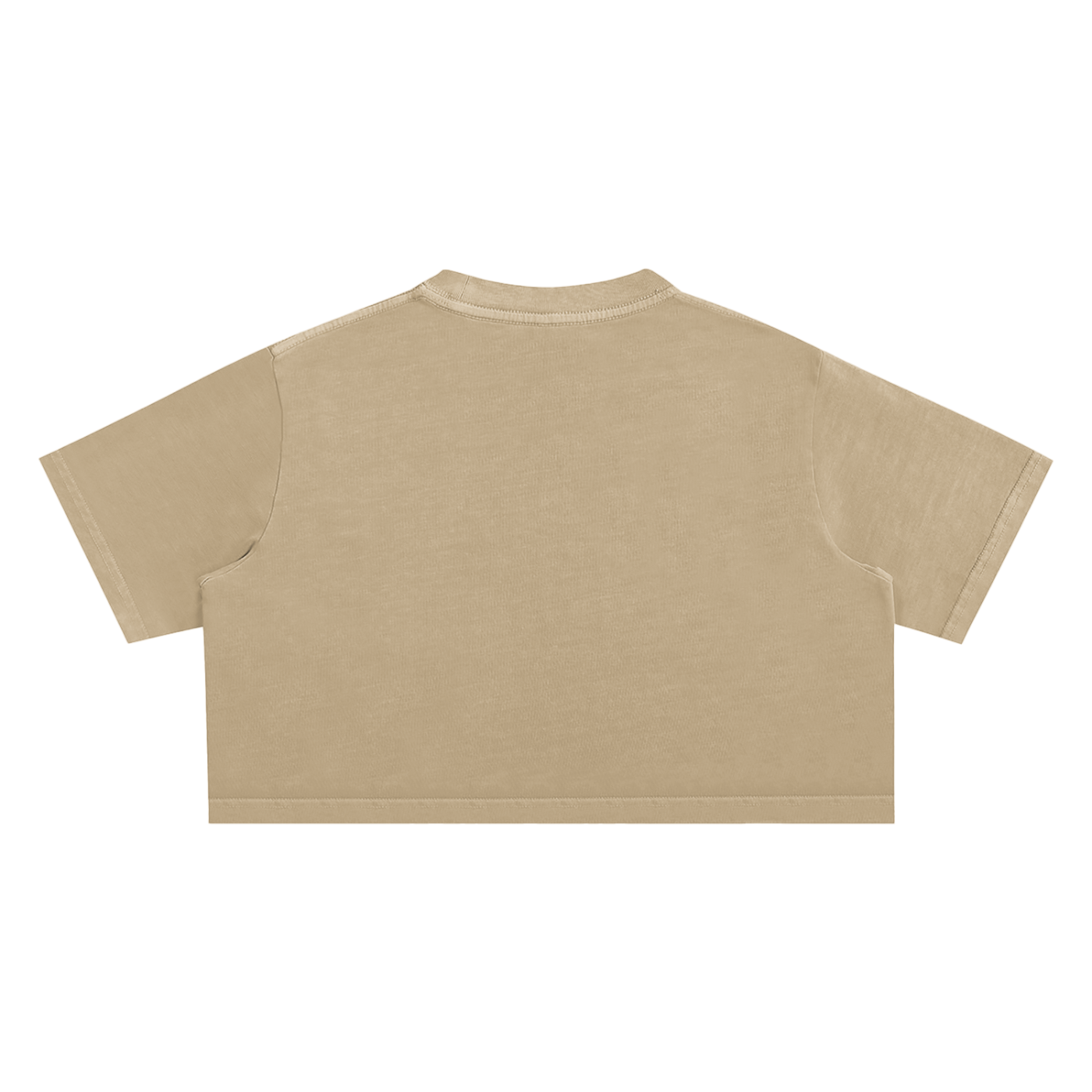 "Good vs Evil Abstract Art" Snow Washed Crop Top