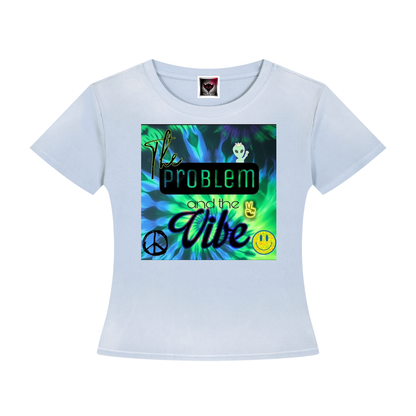"The Problem and The Vibe" Women’s Sunfade Washed T-Shirt