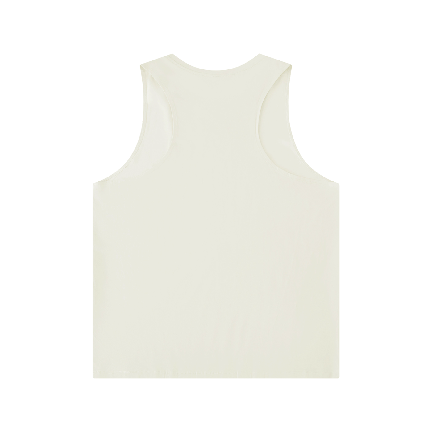 "Dog in Me" Men's Solid Color Crewneck Tank Top