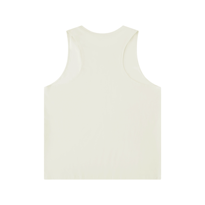 "Dog in Me" Men's Solid Color Crewneck Tank Top