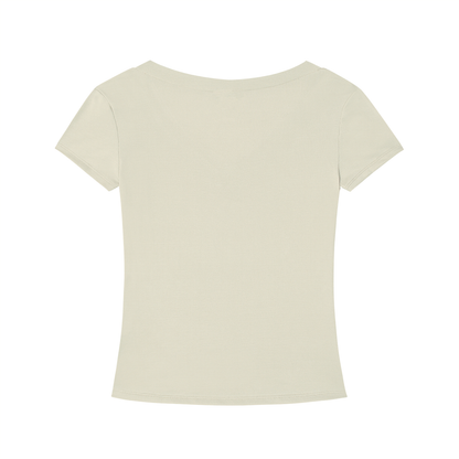 "Vertical Ungodly Apparel"Tencel Slim Fit V-Neck T-Shirt