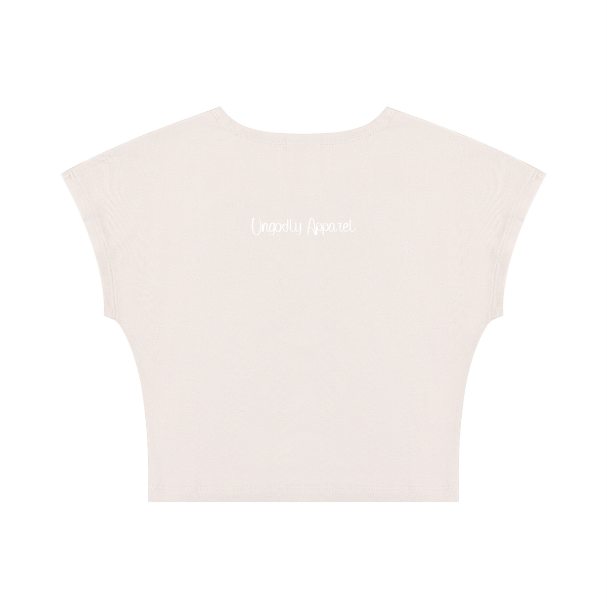 Women's Slim Crop T-Shirt "Witchy Bitch"
