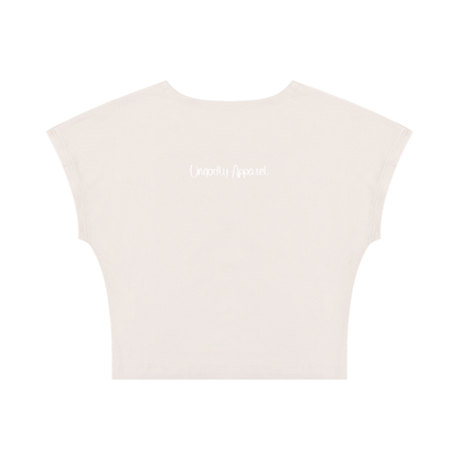 Women's Slim Crop T-Shirt "Witchy Bitch"