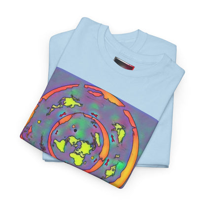 Psychedelic Flat Earth T-Shirt