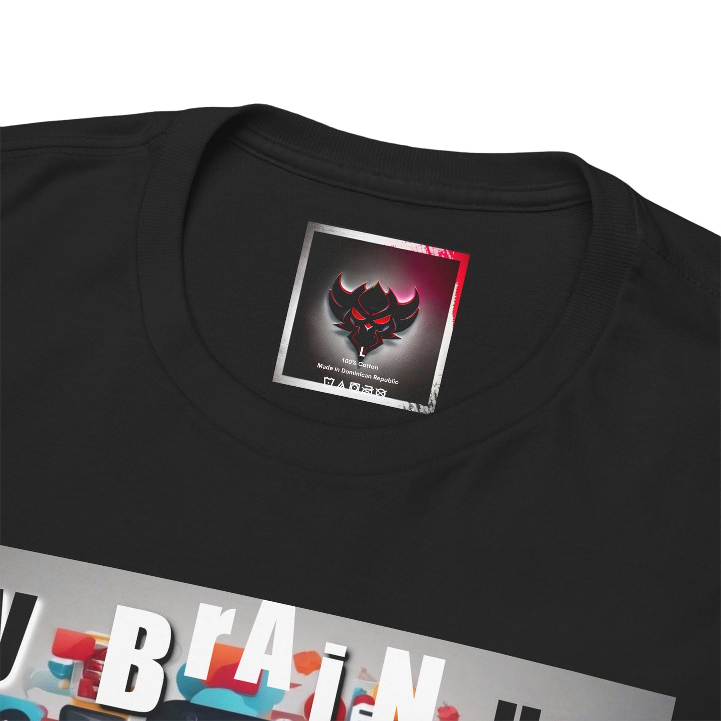 "My Brain Has 2 Many Tabs Open" Unisex Heavy Cotton Tee - Fun and Casual Graphic Shirt