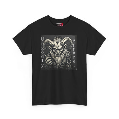 T-Shirt — 'Ungodly Apparel' Krampus Skull Graphic Tee