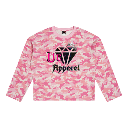 UG Apparel "Refuse to Conform" Unisex Camo Waffle Raw Edge T-Shirt