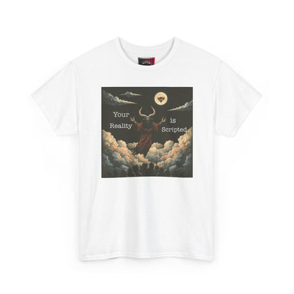 "Baal" Tee — "Your Reality Is Scripted" Graphic T-Shirt