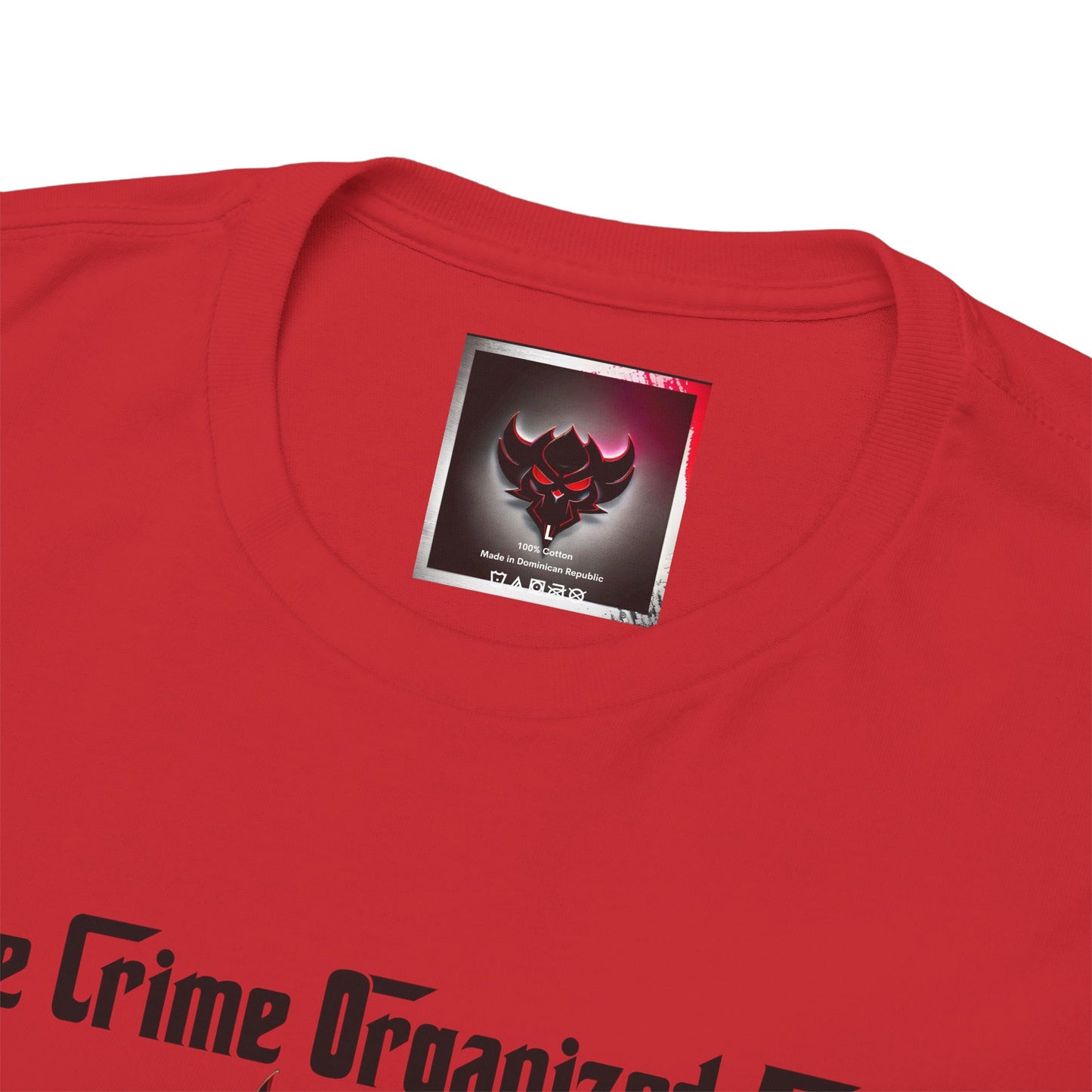 Unisex Heavy Cotton Tee - "Make Crime Organized Again" Shirt, Casual T-Shirt, Trendy Graphic Tee, Gift for Crime Lovers, Statement Apparel