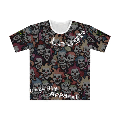 Gothic Clown Graphic T-Shirt for Horror Lovers