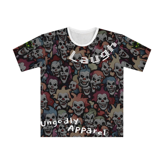 Gothic Clown Graphic T-Shirt for Horror Lovers