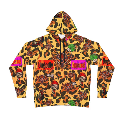 "Ungodly Leopard" Bold Graphic Athletic Hoodie