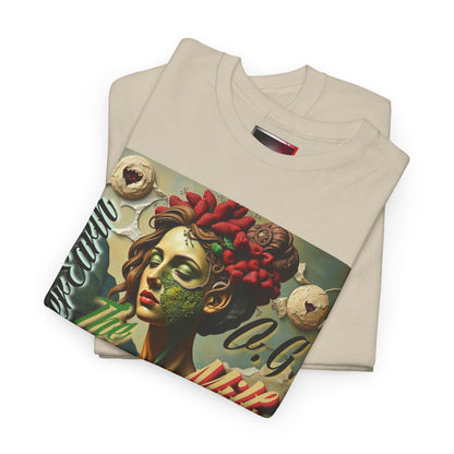 Artistic Unisex Heavy Cotton Tee - 'Mother Earth-The O.G. Milf' Design