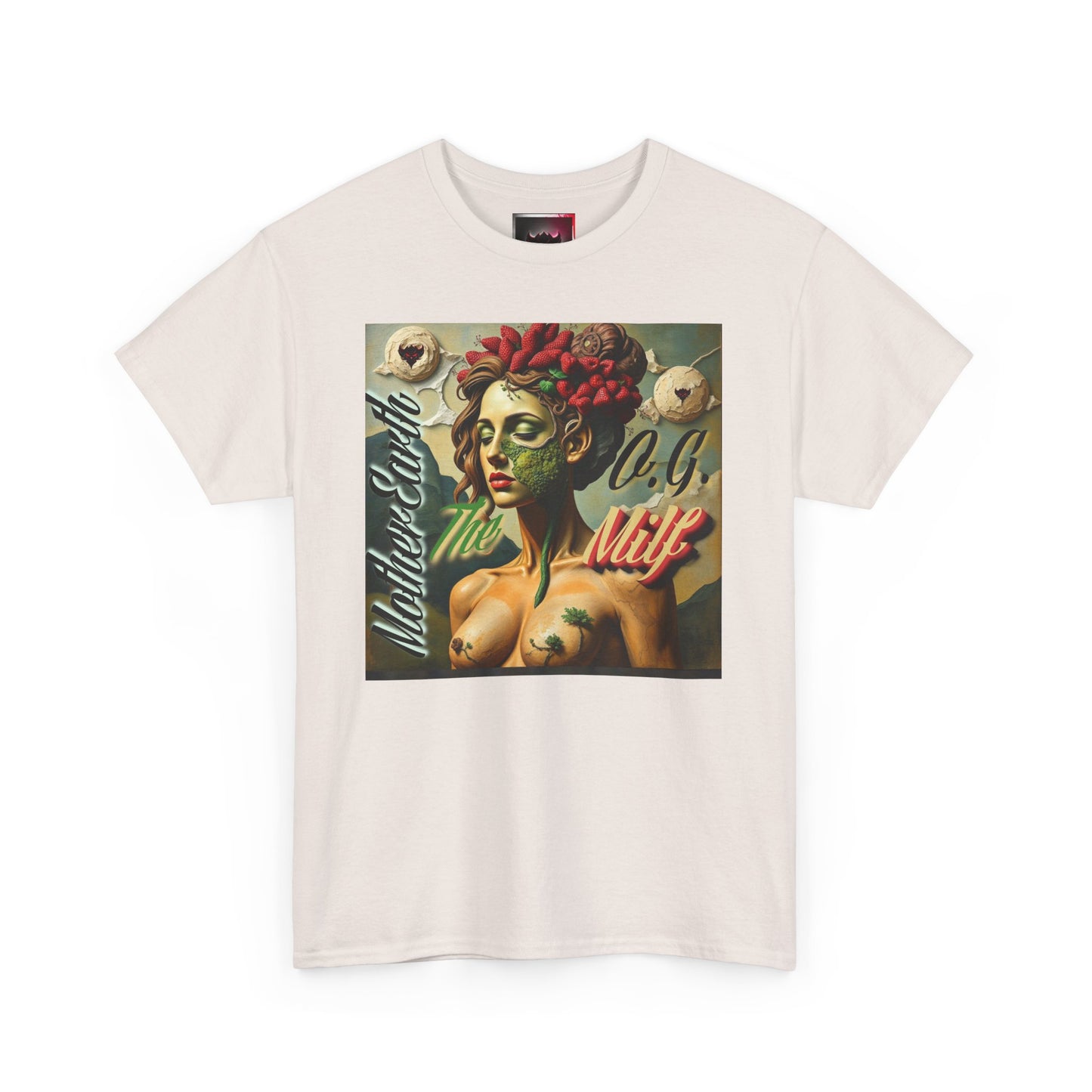 Artistic Unisex Heavy Cotton Tee - 'Mother Earth-The O.G. Milf' Design