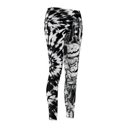 Gothic Halloween Leggings | Spooky Patterned Activewear, Casual Wear, Costumes, Gifts for Her, Fall Fashion