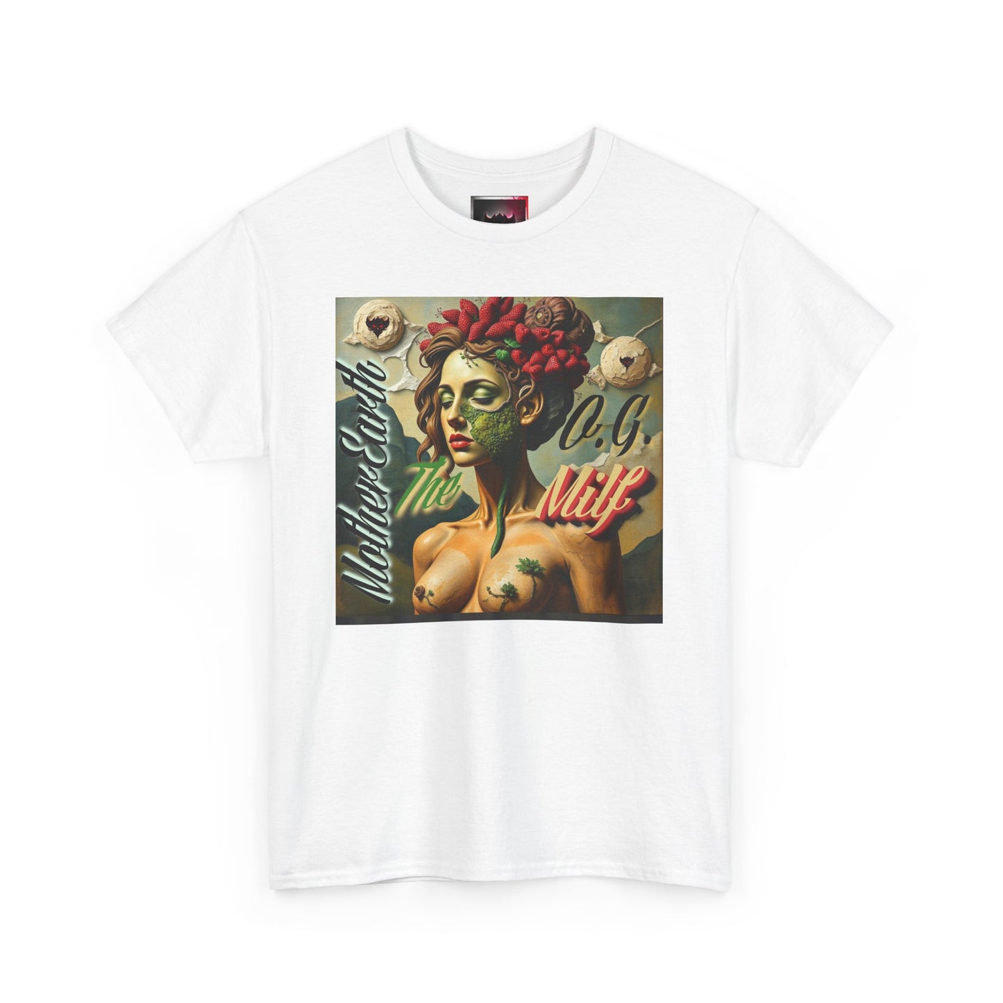 Artistic Unisex Heavy Cotton Tee - 'Mother Earth-The O.G. Milf' Design