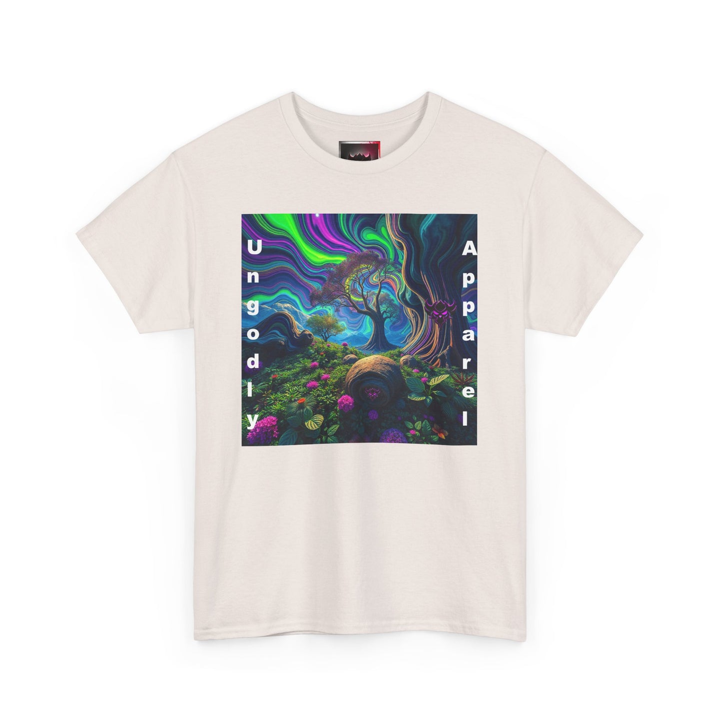 Ungodly Apparel Unisex Heavy Cotton Tee - Vibrant Nature Design
