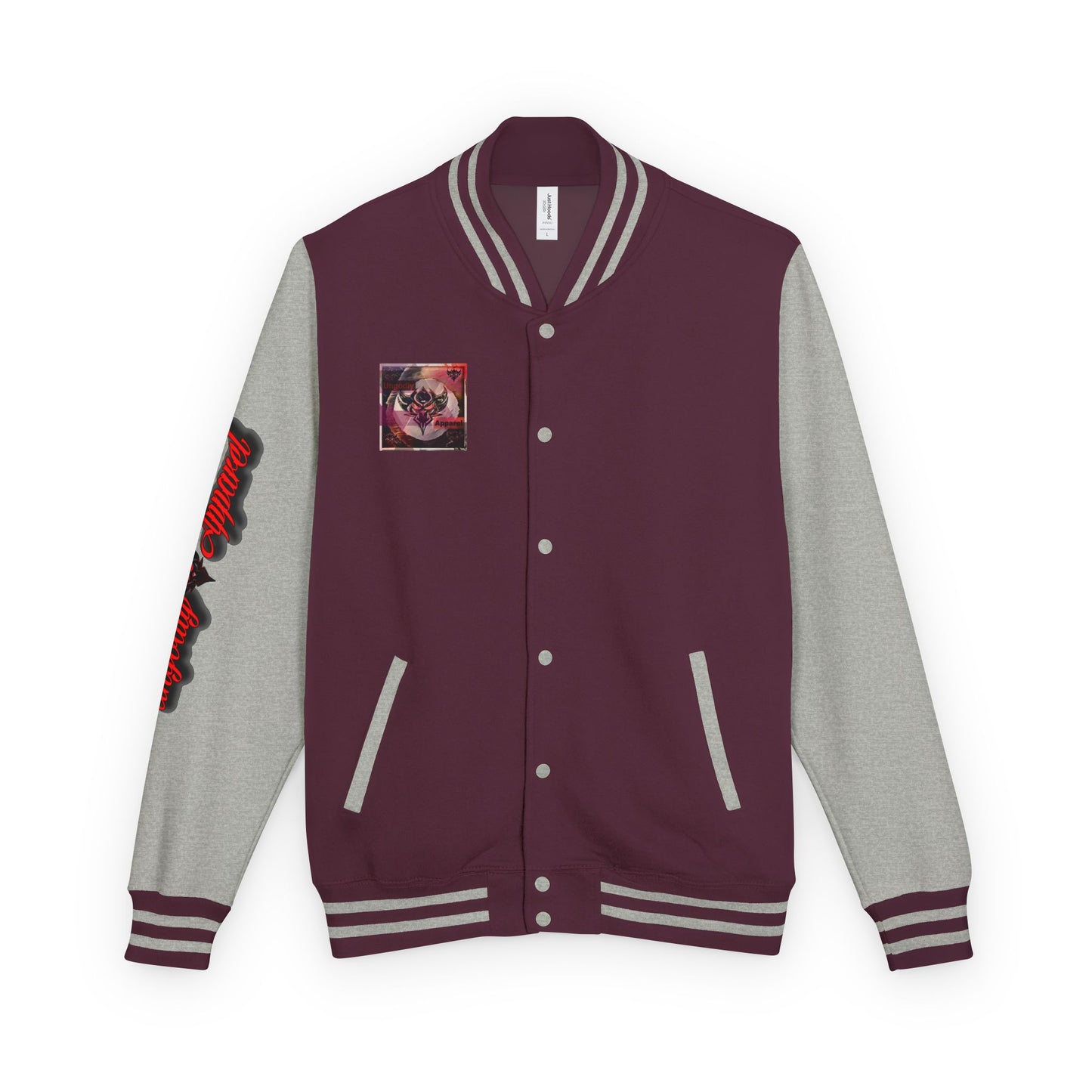 Unisex Heavyweight "Anti-Everything Club" Letterman Jacket
